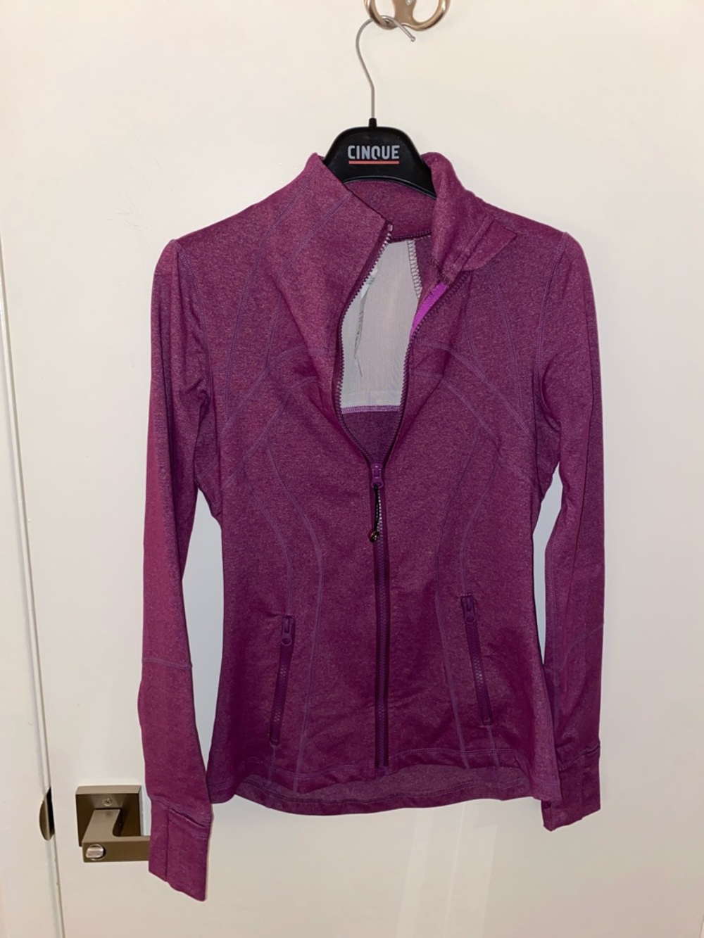 lululemon athletica Plum Zip-Up Utility Jacket